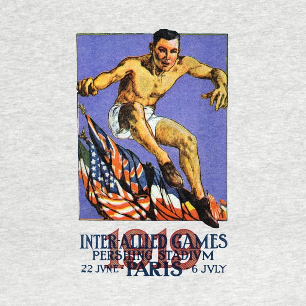 1919 Allied Games in Paris by historicimage